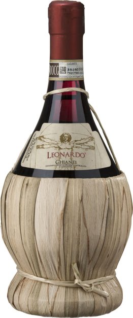 Chianti DOCG Fiasco Vitruviano Leonardo da Vinci Korbflasche 75cl CAx12