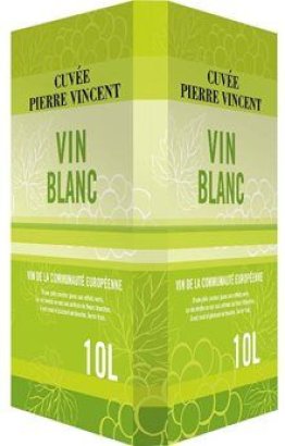 Vin Blanc Vino Box Kochwein Cuvée Pierre Vincent Assemblage de cépas 100cl BOx10