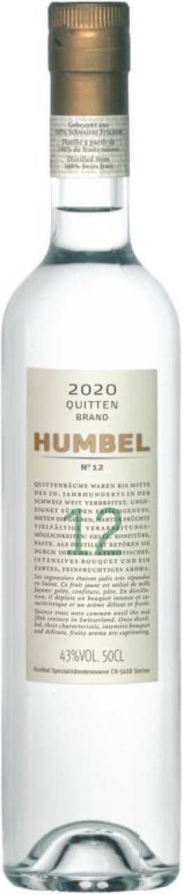 Quittenbrand Nr.12 -T- Humbel 50cl CAx3