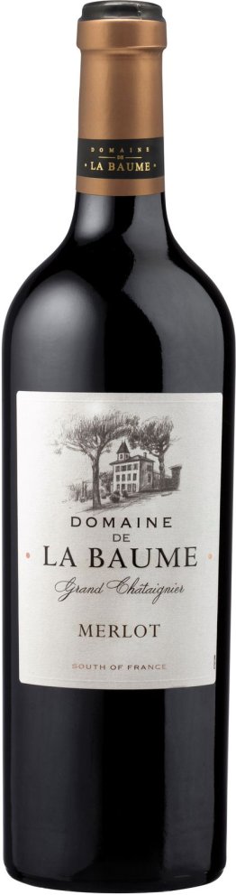 La Baume Merlot Grand Châtaignier Pays d'Oc IGP 75cl CAx6