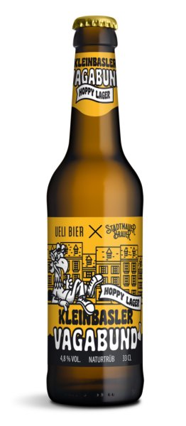 Ueli Bier x Stadtmauer 24x33cl Kleinbasler Vagabund Lager 33cl HAx24