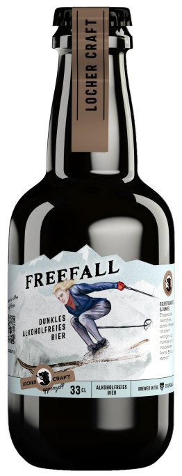 Locher Craft Bier Freefall dunkel alkoholfrei -T- 33cl HAx10