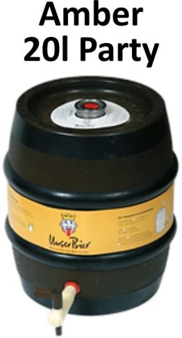 Unser Bier Amber Partyfass 20L-T- (gekühlt) 100cl FAx20