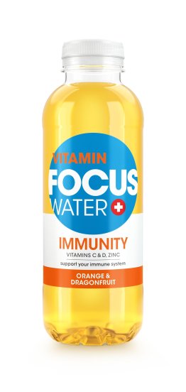 Focuswater Orange Dragenf. Immunity Orange PET 50cl CAx12