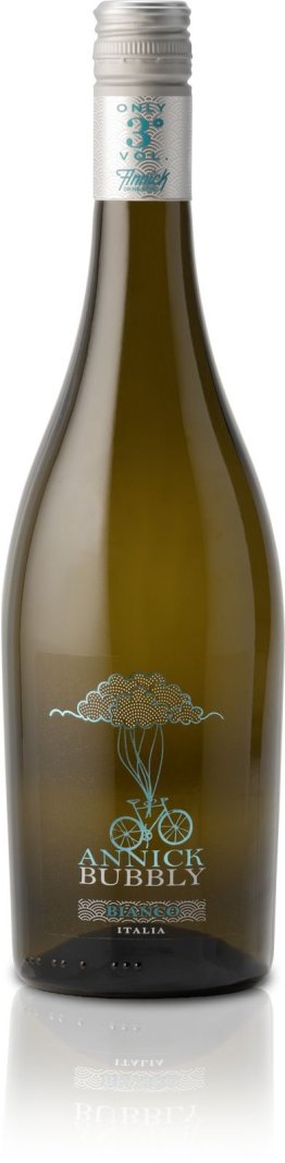 Annick Bubbly Bianco nur 3% Alkohol BIO 75cl CAx6