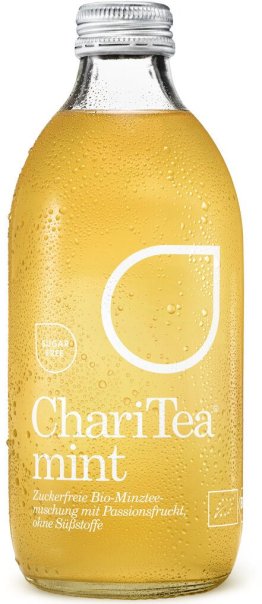 ChariTea Mint sugarfree Bio 33cl HAx20
