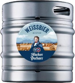 Hacker-Pschorr Hefe Weisse Fass 100cl FAx30
