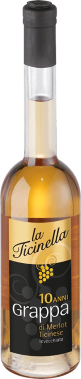 La Ticinella Grappa 10 Anni -T- 50cl CAx6