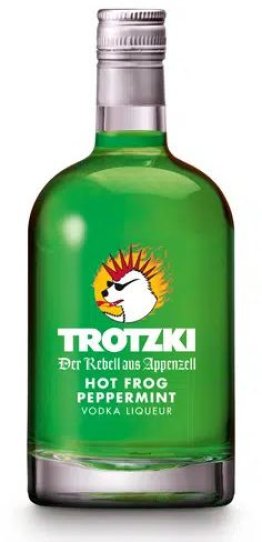 Trotzki Hot Frog -T- Peppermint Vodka Liqueur 70cl CAx6