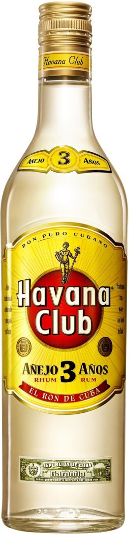 Havana Club Rum Anejo 3 Anos 70cl CAx6