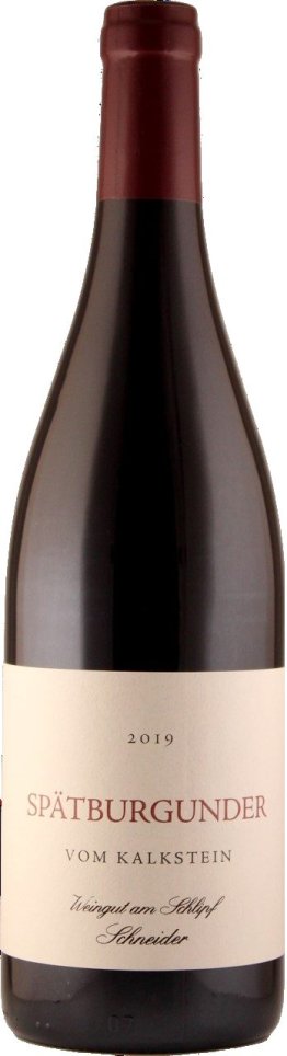 Spätburgunder vom Kalkstein GW Weingut am Schlipf Schneider Pinot Noir 75cl CAx6