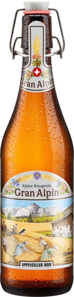 Appenzeller Gran Alpin Bier Bügel Bio -T- 50cl HAx15