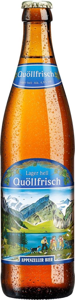 Appenzeller Lager HELL Quöllfrisch 50cl HAx20