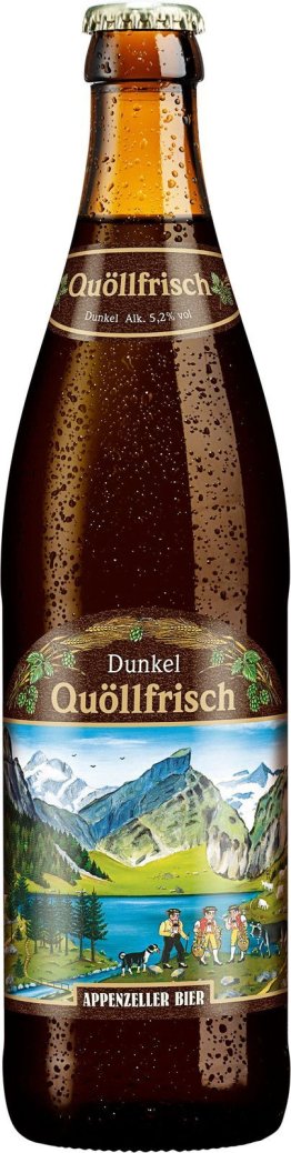 Appenzeller Quöllfrisch DUNKEL 50cl HAx20