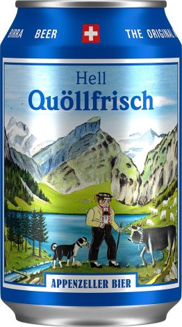 Appenzeller Quöllfrisch Dosen HELL 33cl CAx24