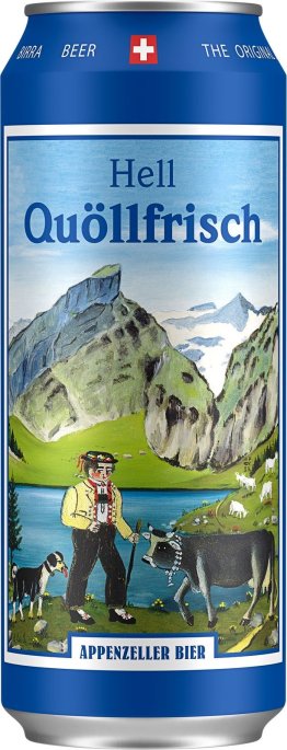 Appenzeller Quöllfrisch hell Dose 50cl CAx24