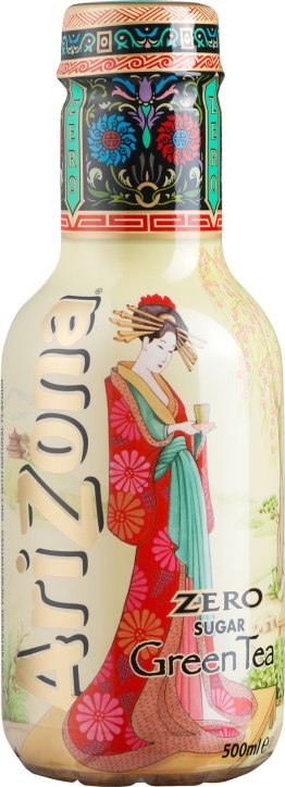 Arizona Green Tea Zero sugar Pet 6-Pk 50cl CAx6