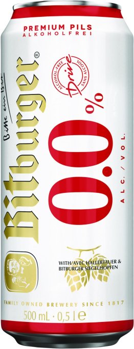 Bitburger Prem. Pils 0.0% Dose 50cl CAx24
