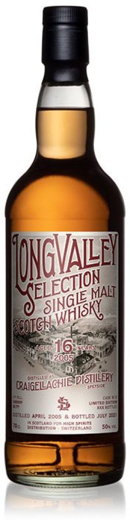 Craigellachie 16 Years Old Single Cask Sherry Butt Long Valley Selection 70cl CAx6