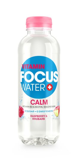 Focuswater CALM Rhabarber Himbeer PET -T- 50cl CAx12