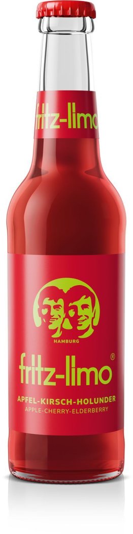 Fritz-Limo Apfel-Kirsch Holunder 33cl HAx24