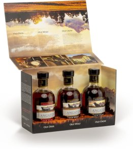 Geschenk Packung Langatun Whisky - T - 3X20 cl Old Deer/Grow/Wolf 20cl CAx1