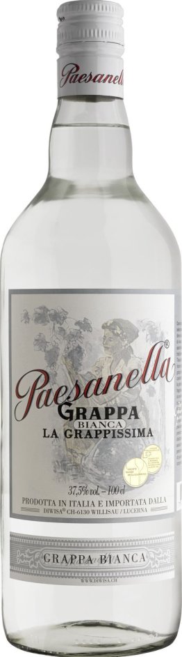 Grappa Bianca Paesanella 100cl CAx6