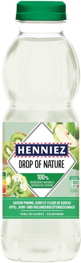 Henniez Drop of Nature Apfel- Kiwi- Holunder- blüten Geschmack 4x6Pk PET 50cl CAx24