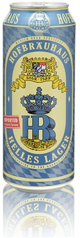 Hofbräuhaus helles Lager Dose 4-Pack 50cl CAx24