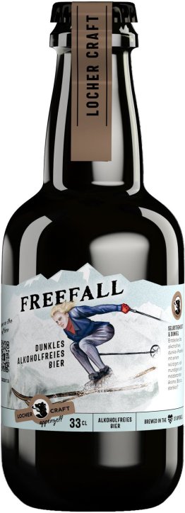 Locher Craft Bier Freefall dunkel alkoholfrei -T- 33cl HAx10