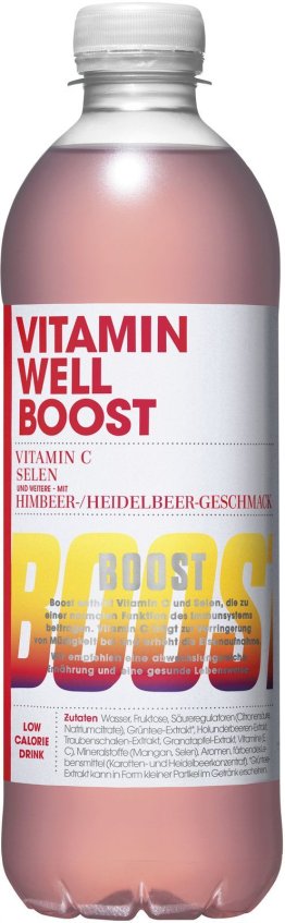 Vitamin Well BOOST 50 cl Himbeer/Heidelbeer-Geschmack 50cl CAx12