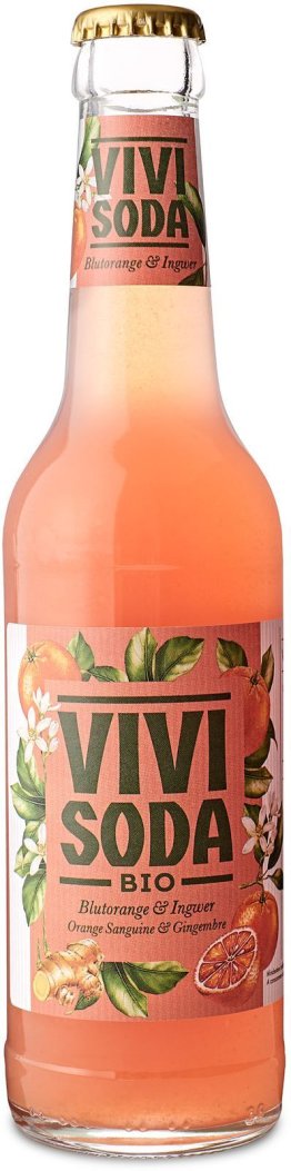 Vivi Soda Blutorange&Ingwer BIO 33cl HAx24