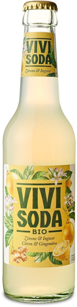 Vivi Soda Zitrone&Ingwer BIO 33cl HAx24