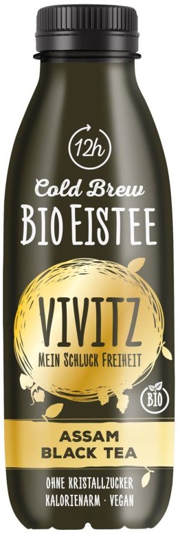 Vivitz Bio Cold Brew Assam Black tea 4x6Pk PET 50cl CAx24