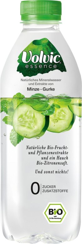 Volvic Essence Minze-Gurke Bio Pet 75cl CAx6