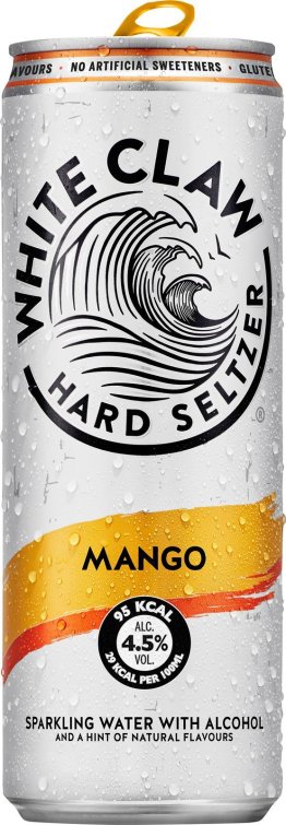 White Claw Mango -T- Hard Seltzer 33 cl Dose 33cl CAx12