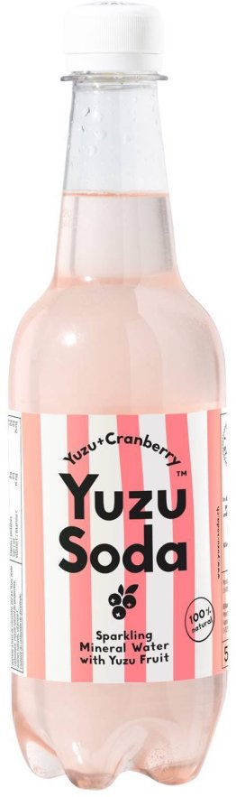 Yuzu Soda Cranberry 50cl Pet 50cl CAx24