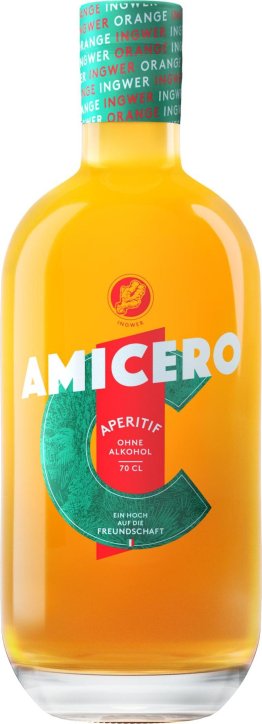 Amicero Ingwer Orang.Aperitiv -T- alkoholfrei Goba 70cl CAx6
