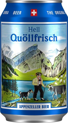 Appenzeller Quöllfrisch Dosen HELL 33cl CAx24