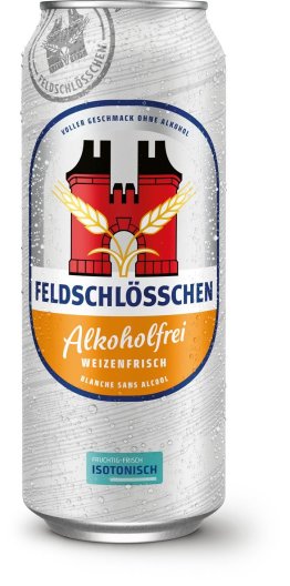 Feldschlösschen alkoholf. Weizenfrisch Dose 5dl 6PK -T- 50cl CAx24