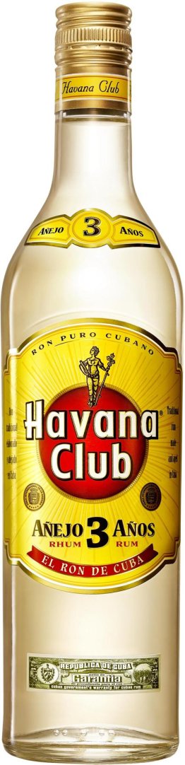 Havana Club Rum Anejo 3 Anos 70cl CAx6