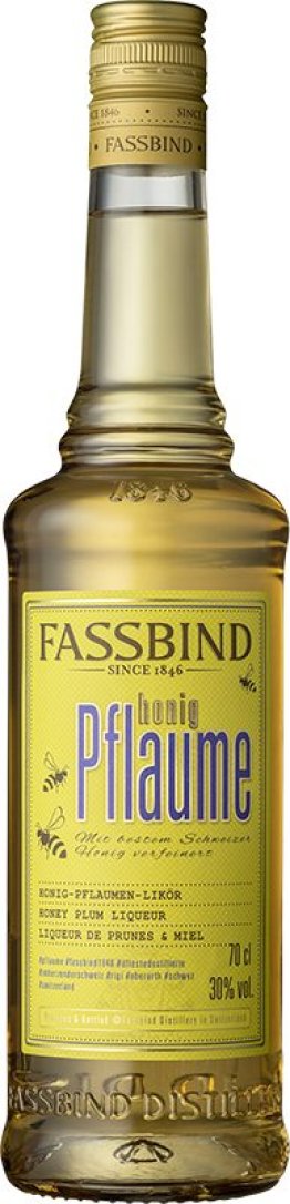 Honig-Pflaume -T- Likor Fassbind 70cl CAx6