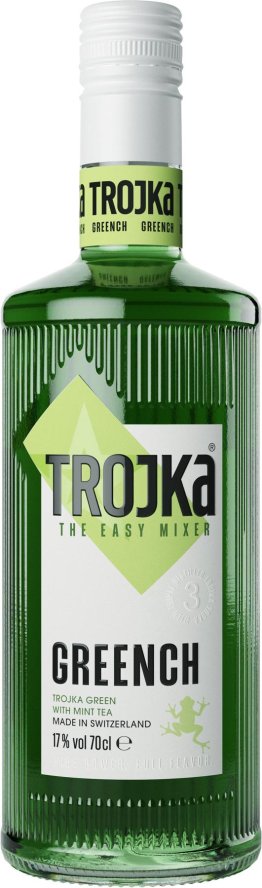 Trojka Greench Likör mit Pfefferminze 70cl CAx6