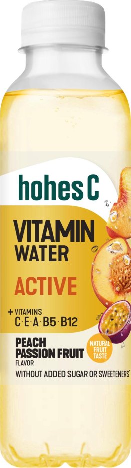 Hohes C Vitamin Water Active Pfirsisch-Maracuja 6-Pk -T- 50cl CAx6
