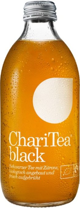 ChariTea Black Bio Tee m.Zitrone 33cl HAx20