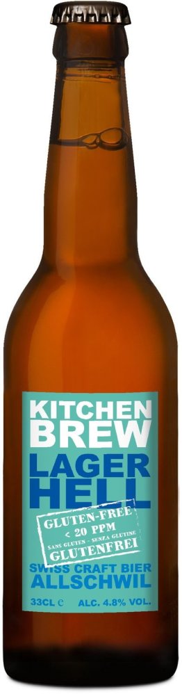 Kitchen Brew Lager glutenfrei Flasche EW 33cl CAx24