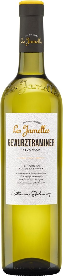 Les Jamelles Gewurztraminer -T- Vin de Pays d'Oc IGP 75cl CAx6
