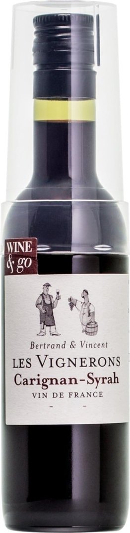 Wine & Go Rouge PET Carignan / Syrah Vin de France 18.7cl CAx12