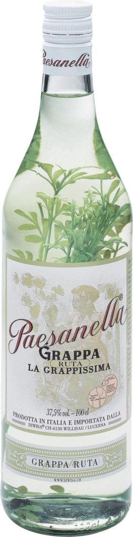 Paesanella Grappa Erba Ruta 100cl CAx6