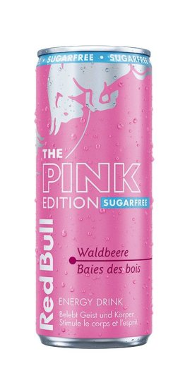 Red Bull Pink Edition Waldbeere zuckerfrei -T- 25cl CAx24